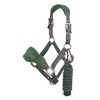 LeMieux Vogue Fleece Headcollar with Lead Rope in Hunter Green