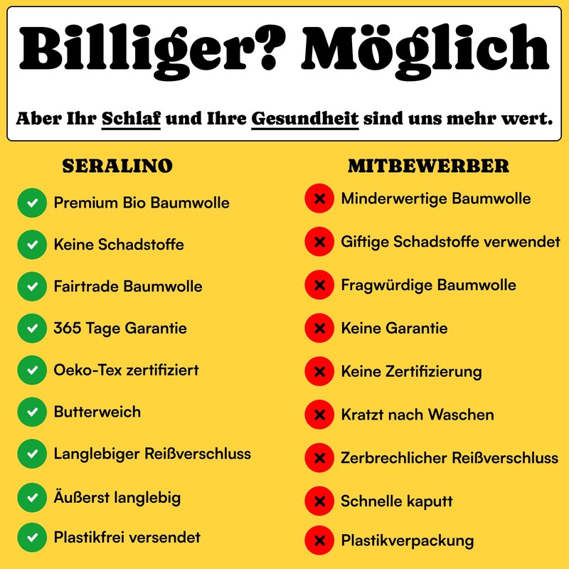 Seralino Side Sleeper Pillow Cover 40 x 145 cm Taupe