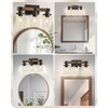 GOEBLESON 3-Light Bathroom Light Fixture, Farmhouse Vanity Lights for Bathroom