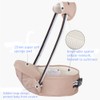 Ergonomic Hipseat Baby Carrier with Shoulder Strap, Waist Stool Seat