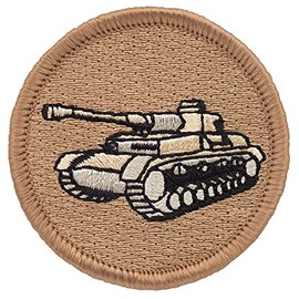 Panzer Tank Patrol Patch - 2" Round!