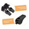 Mipcase 3PCS Plastic Whistles with Lanyard Loud Emergency Referee Whistles