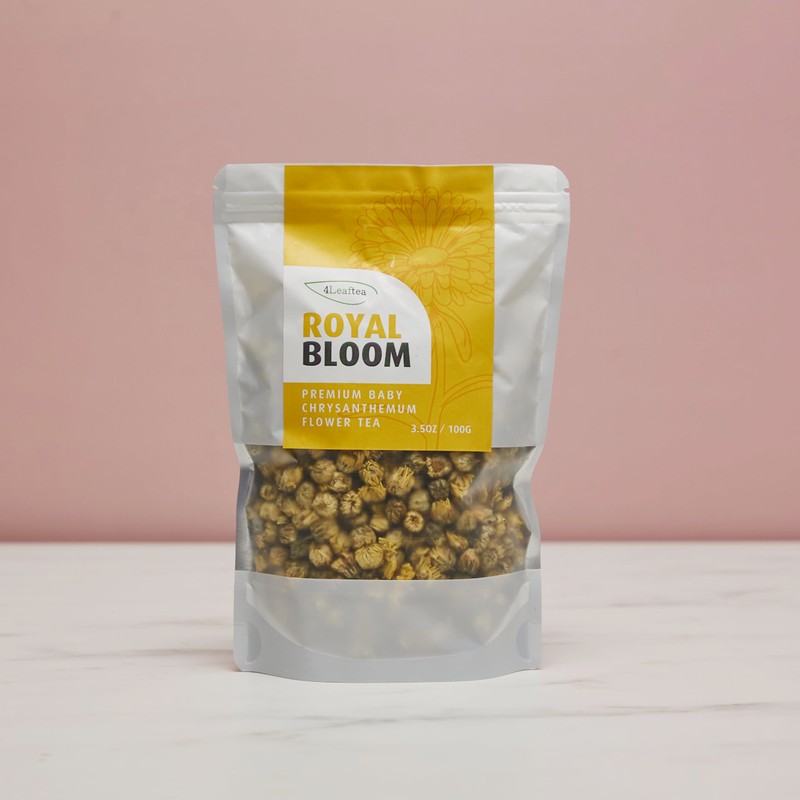 4Leaftea Royal Bloom Baby Chrysanthemum Flower Tea (100g /3.5 oz,
