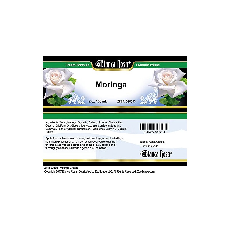 Bianca Rosa Moringa Cream (2 oz, ZIN: 520835) - 2