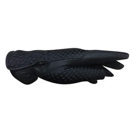 Woof Wear Zennor Riding Gloves - Black - Easy Stretch - Unisex - Add elegance and style to your riding with the Zennor