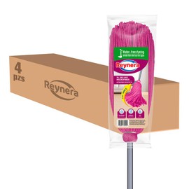 Reynera Set de 4 Trapeadores de Microfibra  Solución Completa para una Limpieza de Calidad, Rápida y Eficiente en Todo Tipo de Pisos del Hogar u...   