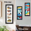 Gaevuian 8x24 Picture Frame Display 5 opening 4X6 Picture Frame