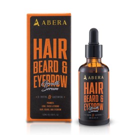 Abera Hair Growth Serum – Nourishes Scalp & Strengthens Hair with Biotin & Castor Oil
