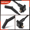 A-Premium - Juego de 6 cables de bujía de encendido