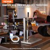 VEVOR Kegerator Tower Kit, Dual Taps Beer Conversion Kit, Stainless