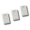 3 FAAC garage door remote control, gate opener, radio transmitter,
