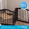 INTERNET'S BEST Arched Top Dog Gate | 3 Panel, 24"