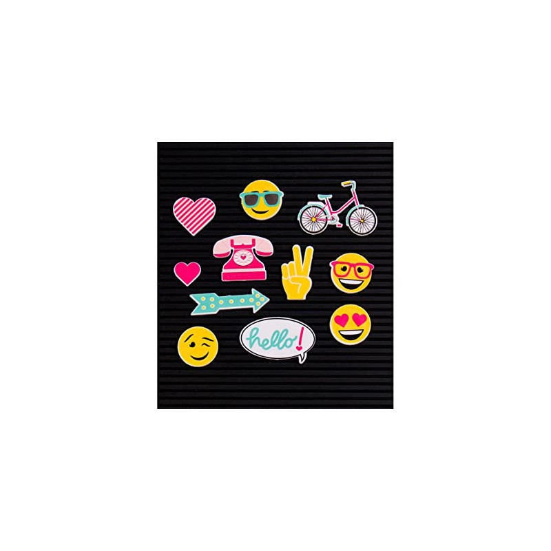 DCWVE Die Cuts with A View Icon Pack Letterboard-Happy (11