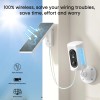ANRAN 4G LTE Wireless Solar Security Camera,2k HD Video,Outdoor Waterproof,Sim