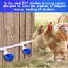 Tiangrid 49 Pcs Automatic Chicken Waterer System Includes Chicken Water