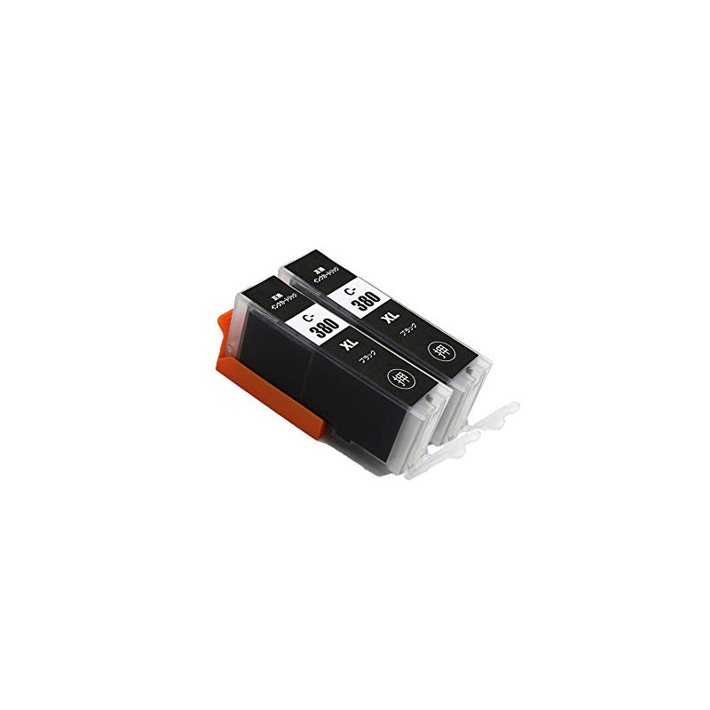 pomme BCI-380XLBK Black Value Set of 2, Large Capacity, Compatible