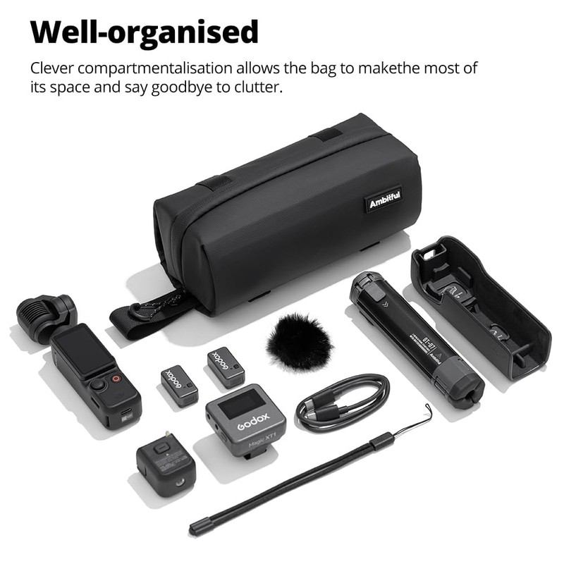 AMBITFUL Zoom P1 Storage Case, Carrying Bag for DJI OSMO