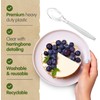 Signature Packaging - Re-usable Plastic Forks 100 Pack - Heavy