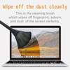 Elecom KBR-013AS Cleaner Brush, Anti-static Fiber, Rotating Type, 2-Way, Includes