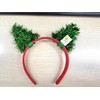 Aiosy Light Up Christmas Tree Headband Green Tinsel Head bands