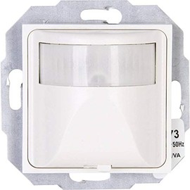 Combined Motion Sensor, 40-400W Resistive, 2-Wire, KOPP OBJECT HK 07Pure White (RAL 9010)
