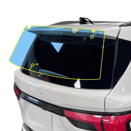 BOGAR TECH DESIGNS Precut Made for Toyota Sequoia 2023+ Rear Windshield Protection Film Scratch Resistant Ultra Clear Kit Cover, Clear