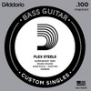 D'Addario FXB100T FlexSteels Single String for Bass Guitar