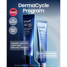 Dermacycle Program All-day & Night 2-Pack Cream for Face, 31 All-Day Shield Cream & 102 Night Renewal Cream, Centella Asiatica and Niacinamide, Korean Skincare (New Pacakge)