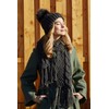ELIMELI® Winter Hat Women's Hat with Fur Bobble Fleece Lining