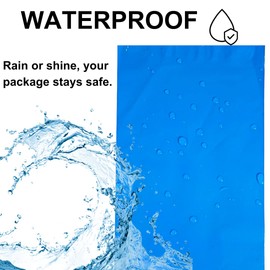 EJRange 100 Mailing Bags – Strong and Waterproof Postal Bags | Self-Seal Poly Mailers & Postage Bags for Secure Packaging, Shipping & Delivery (6.5 x 9 (165 x 230mm), Blue, Pack of 100)