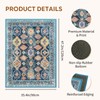 Flowers Office Chair Mat for Hardwood Floor, 35 X 47in