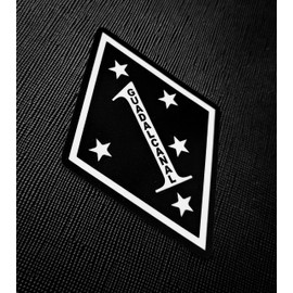 1st Marine Division 1st MARDIV Veteran Sticker Decal (2" Pack of 2)