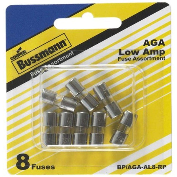 Bussmann (BP/AGA-AL8-RP) Low Ampere AGA Fuse Assortment Kit - 8 Piece