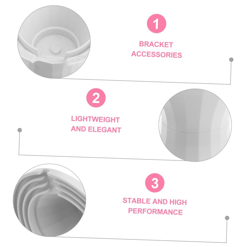 jojofuny 3pcs Tabletop Speaker Stand for Elegant Desktop Accessory Integrated