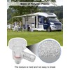 Vaticas 1/2" MPT Check Valve Fit for RV Tank Flushing