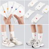 Corlap Women's Crew Calf Cotton Socks Fun Cute Heart Thin
