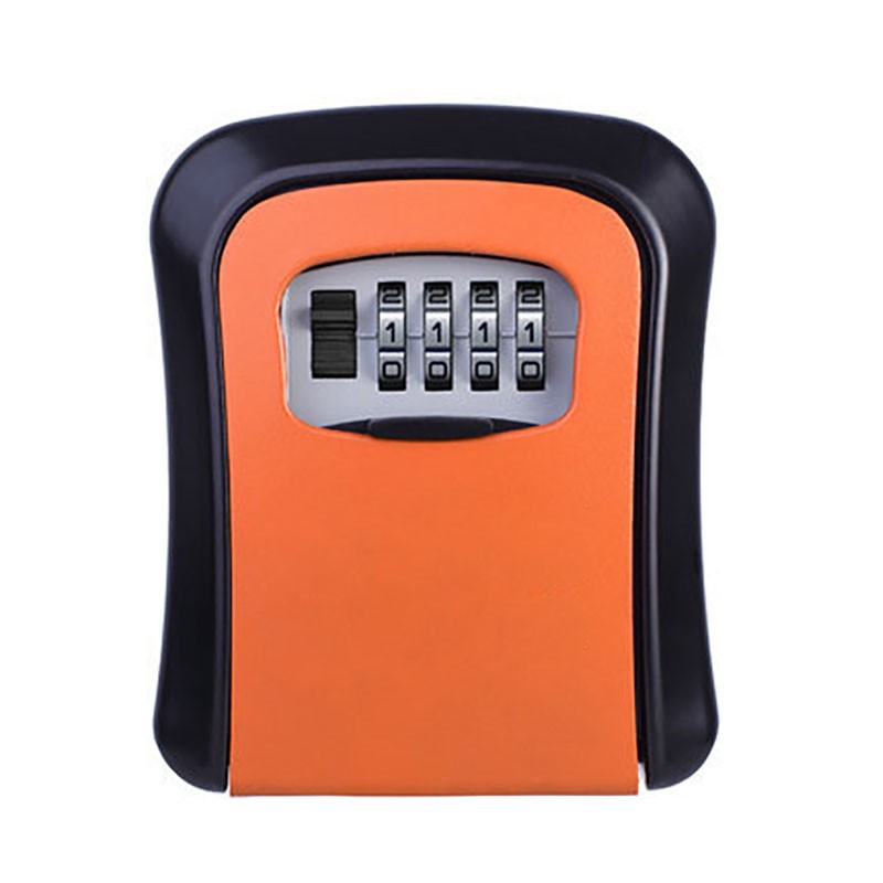 Key Box Wall Mounted 4 Digit Aluminium Alloy Simple Safe
