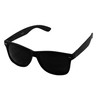 ShadyVEU Super Dark Black Lens Round Sunglasses UV Protection Spring