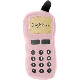 GANPUB Pink Pet Dog Puppy Funny Cellphone Shape Plush Doll Playing Training Chew Squeaky Toy - Toughs Plush Fluffy Toy for Awesome Pet for Puppy Small Medium Dog Pets,Automatic Ball Launchers