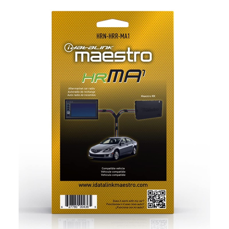 Idatalink Maestro Compatible with Mazda Vehicles (2006-2018) HRN-HRR-MA1 Plug &