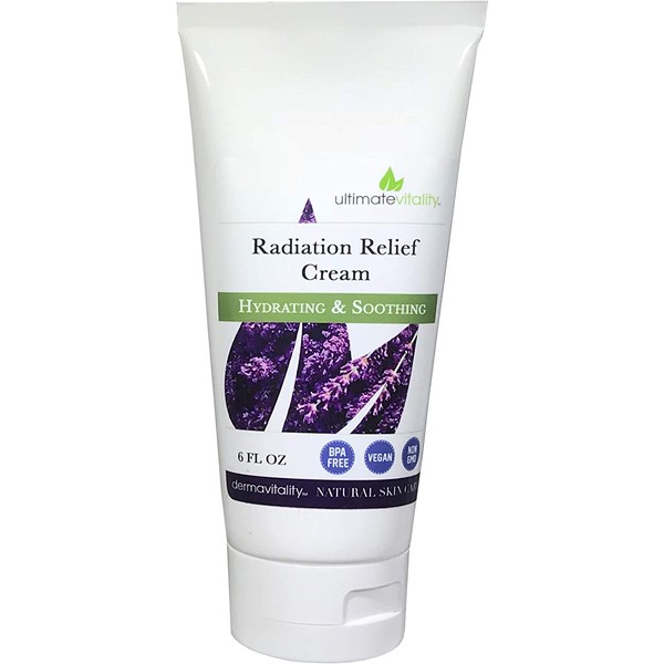 Radiation Burn Relief Cream 6 Ounces – Cream for Radiation Patients, Natural, Organic, Paraben, Pthalate Free Calendula Based Cream for Radiation Burns - 6 Ounces (Lavender)