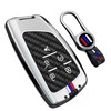 TECART Luminous Strip 5 Button Car Smart Key Fob Cover
