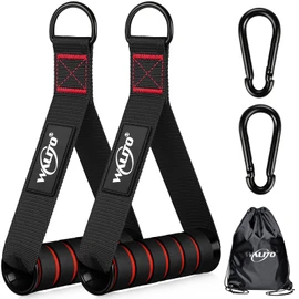 WALITO Exercise Handles, Replacement Cable Machine Attachments for Home Gym Equipment, Pulley System, Pilates, Resistance Bands, Strength Trainer, Heavy Duty Working Out Handles