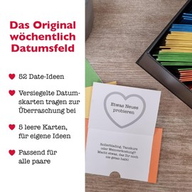A Year of Dates: Romantic Valentine Gift Ideal Wedding Anniversary Gift Perfect Wedding Gift A Valentine's Day Gift - Suitable For Any Couple