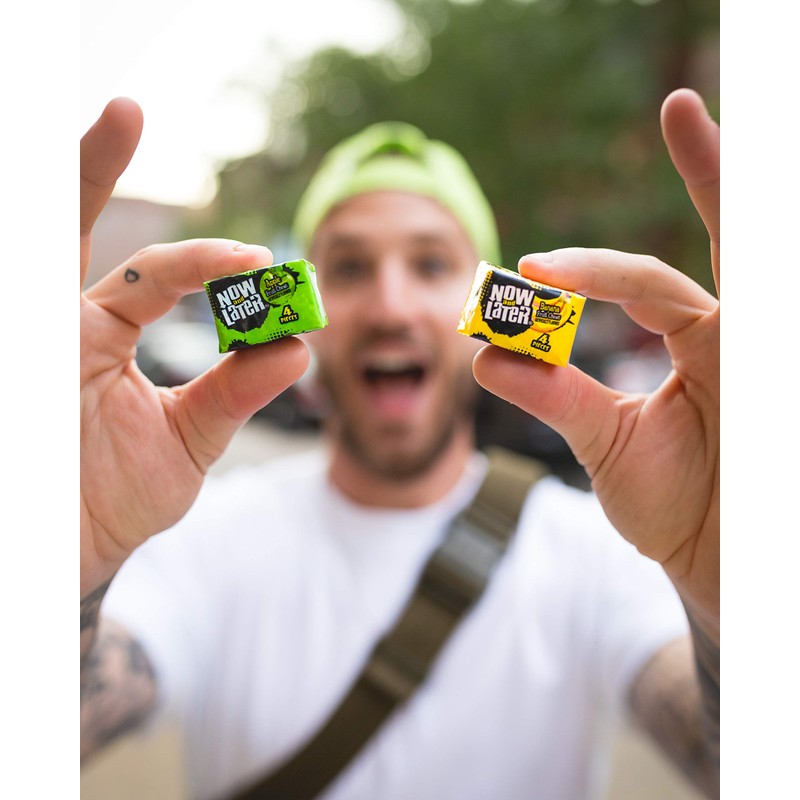 Now & Later Original Taffy Chews Candy, Pineapple, 0.93 Ounce