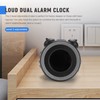 Peakloong Loud Dual Alarm Clock with Bed Shaker, Vibrating Alarm