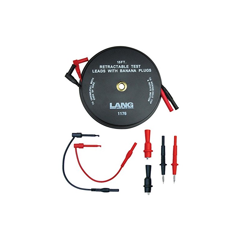 A and E Hand Tools 1176 Retratable Test Lead Set