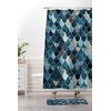 Society6 Monika Strigel Really Mermaid Midnight Blue Bath Mat, 17"