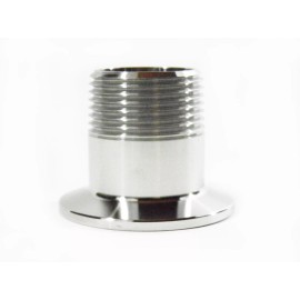 EGLLC 1.5" Tri Clamp to 1" Male NPT Adapter, Stainless steel 304