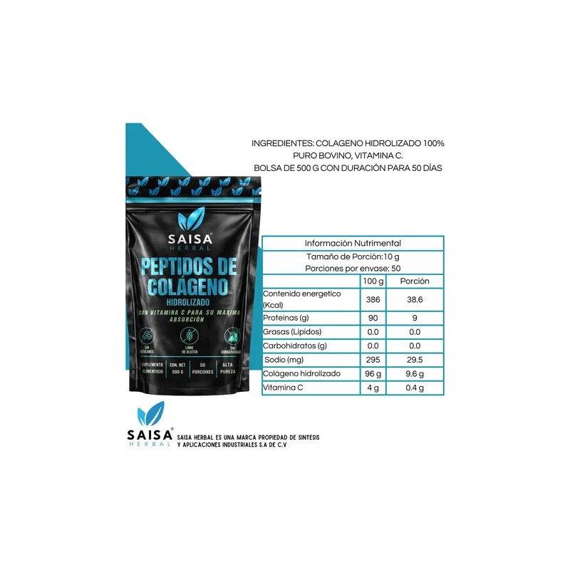 Colágeno Hidrolizado 500 G